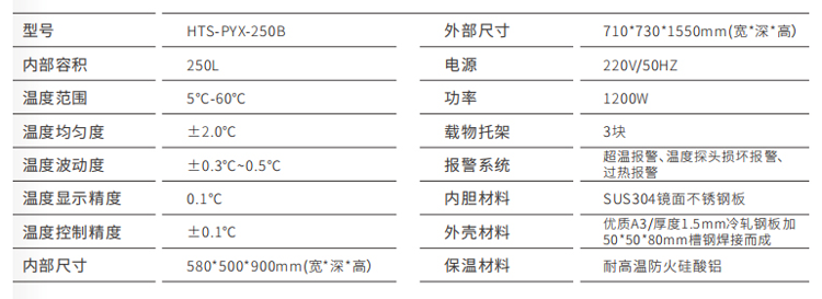 斑马鱼培养箱参数